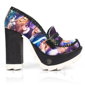 Irregular Choice x Star Wars The Rebel Alliance Platform Loafers Block Heel 37